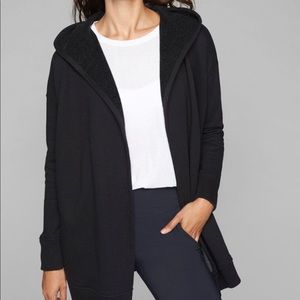 Athleta Prajna Wrap Cardigan BLACK XS